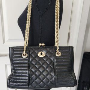 Guess by Marciano. Classic quilted "Chanel- Style" Shoulder Bag with Gold Chain